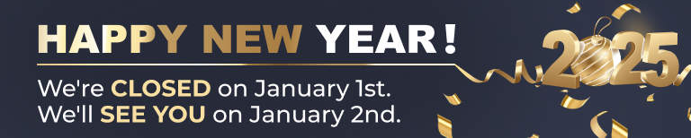 We're closed on January 1st. We'll see you on January 2nd | Honest-1 Auto Care Johns Creek